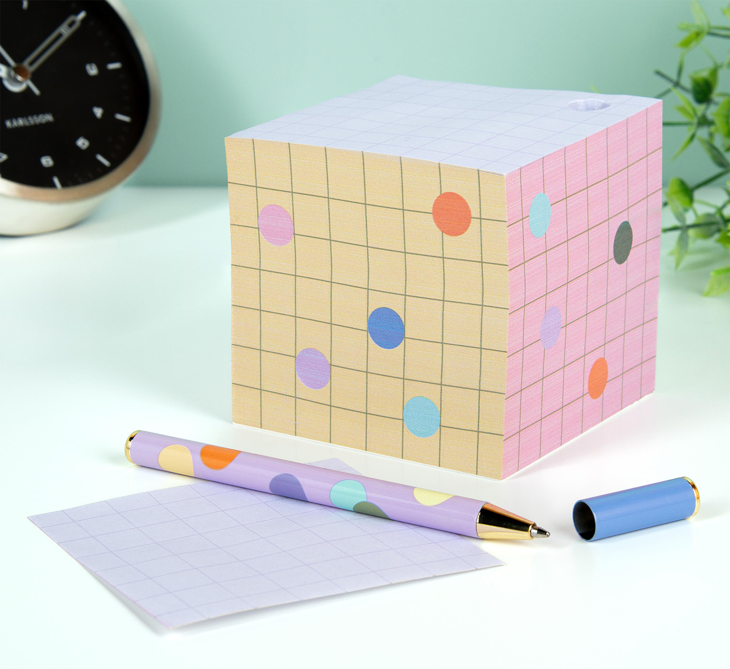 Kikkerland Sticky Notes Penhouder
