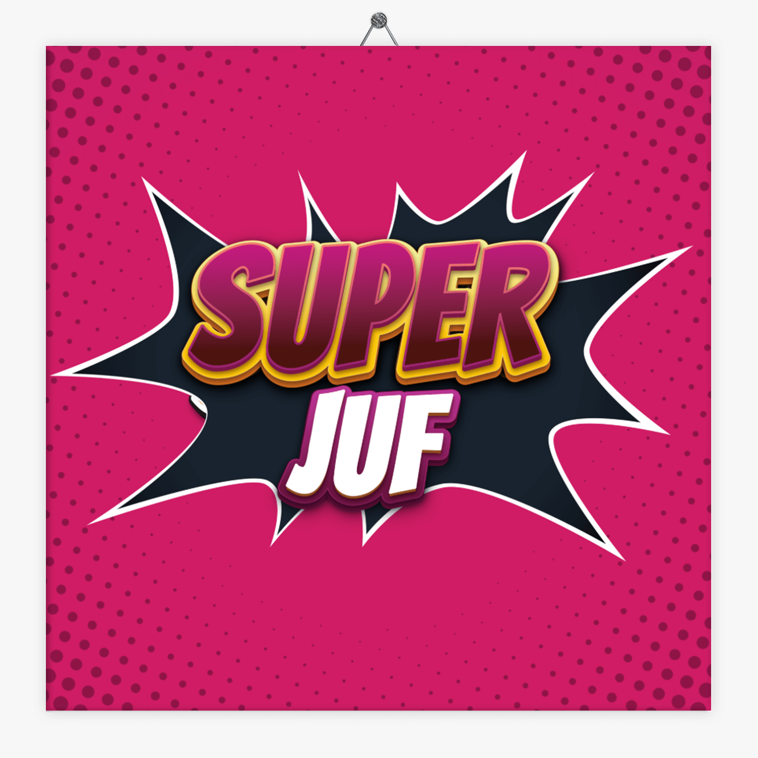 Tegeltje.nl Tekst tegeltje super juf
