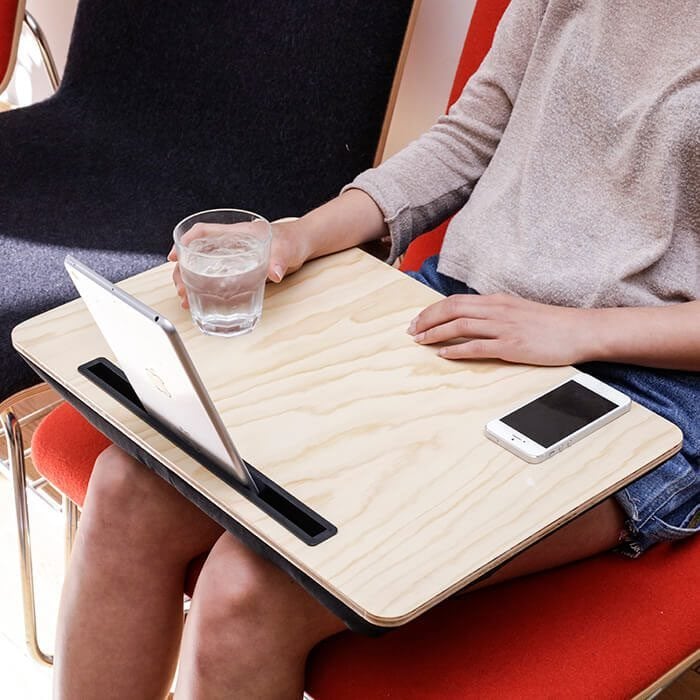Kikkerland Xl Ibed Tablethouder - Hout