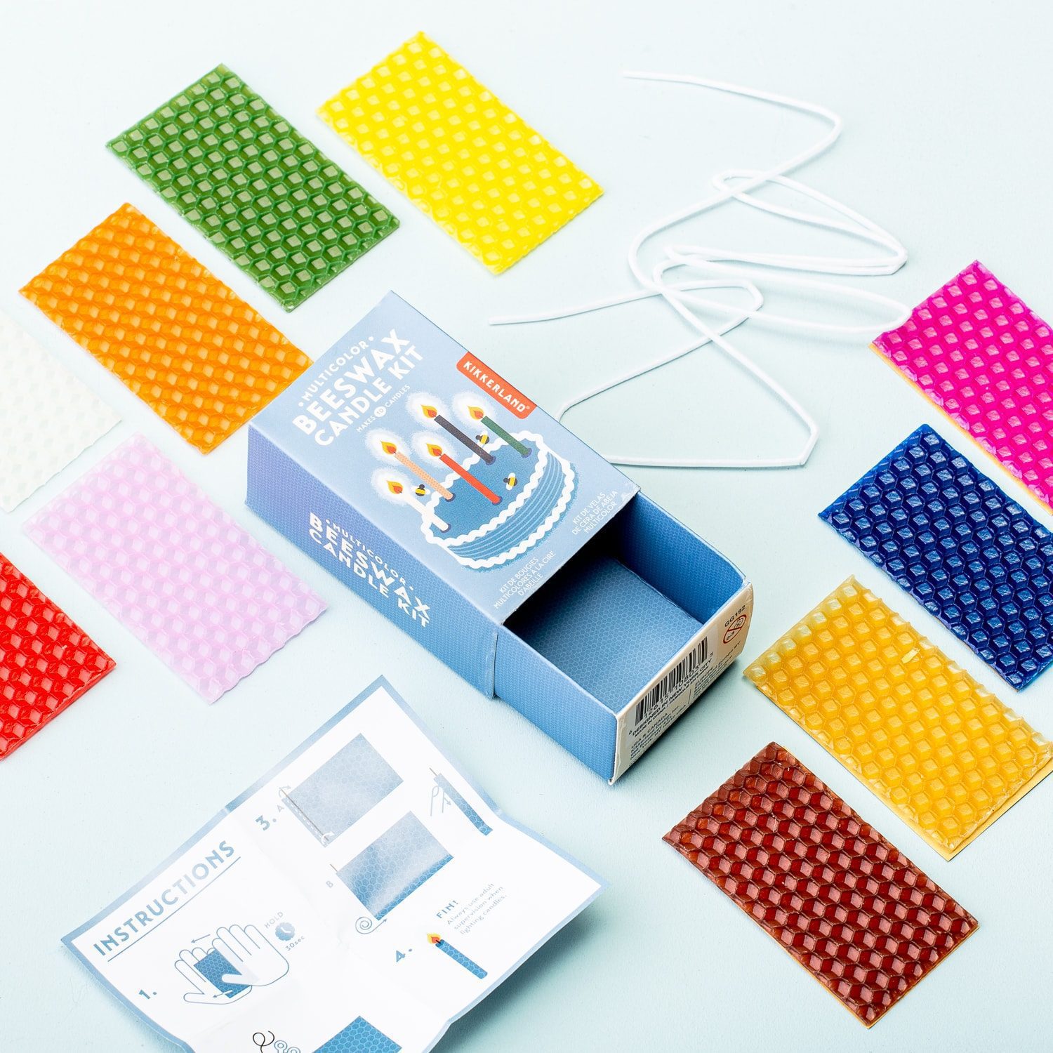 Kikkerland Bijenwas kaarsen DIY set - Multi