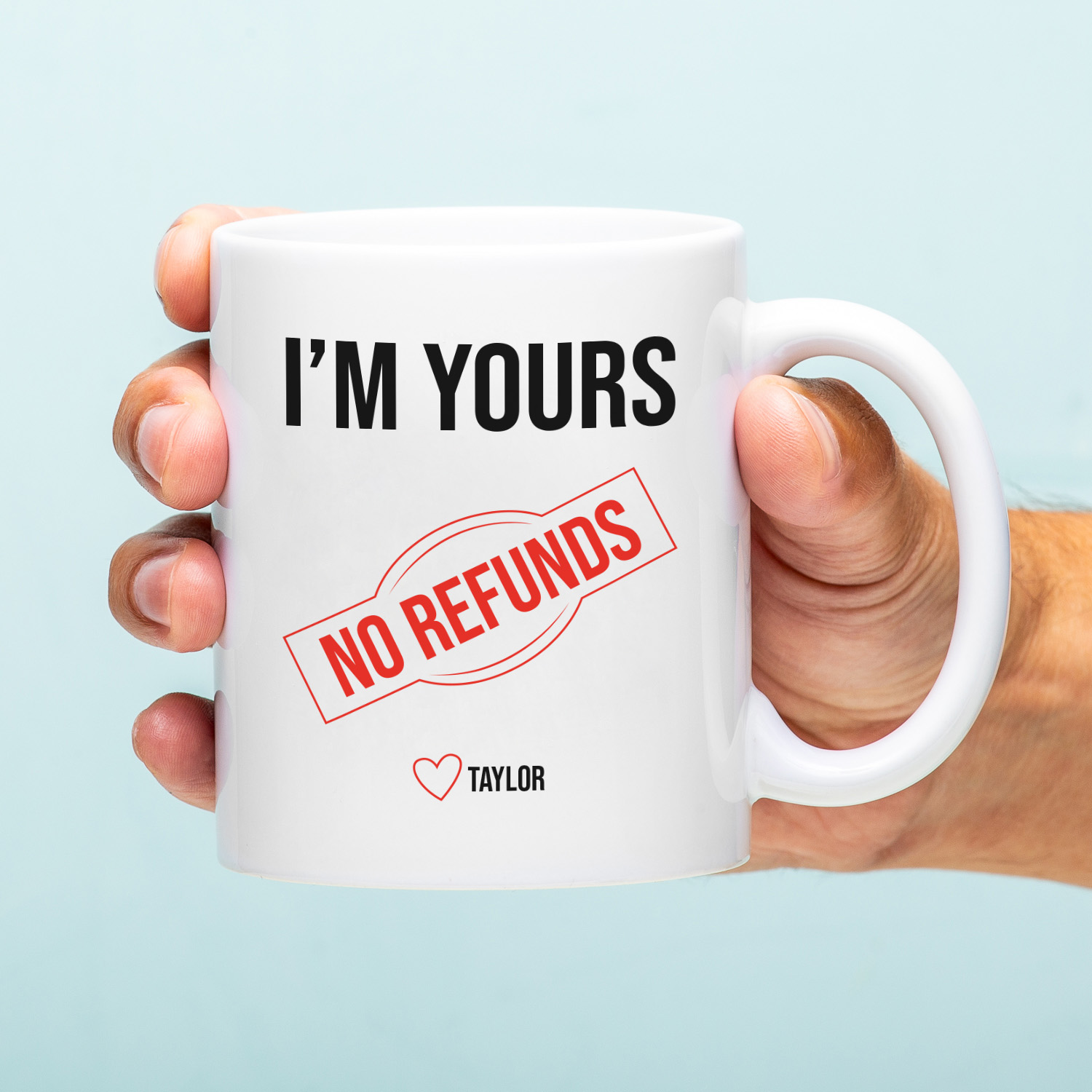 Ditverzinjeniet Mok I'm Yours no refunds