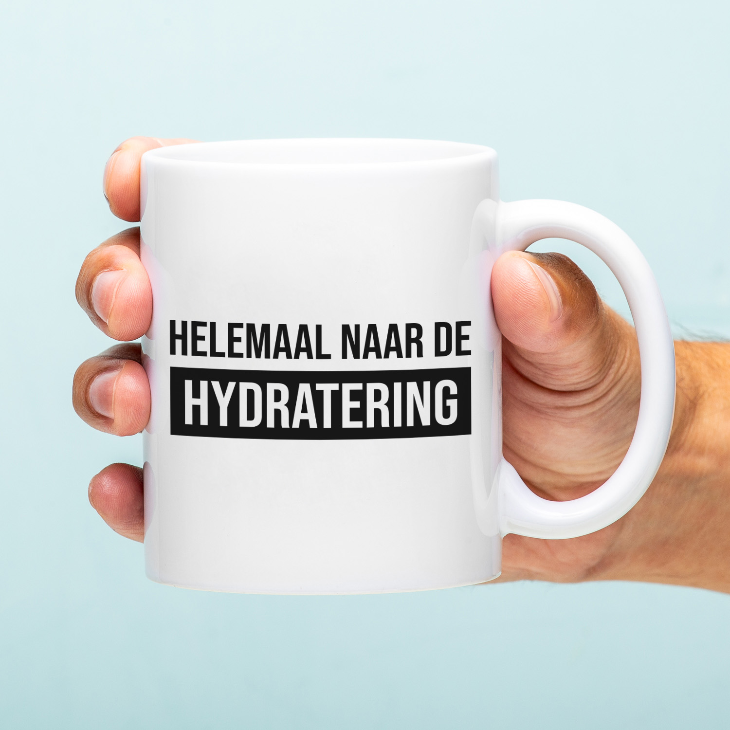 Ditverzinjeniet Mok Helemaal naar de hydratering