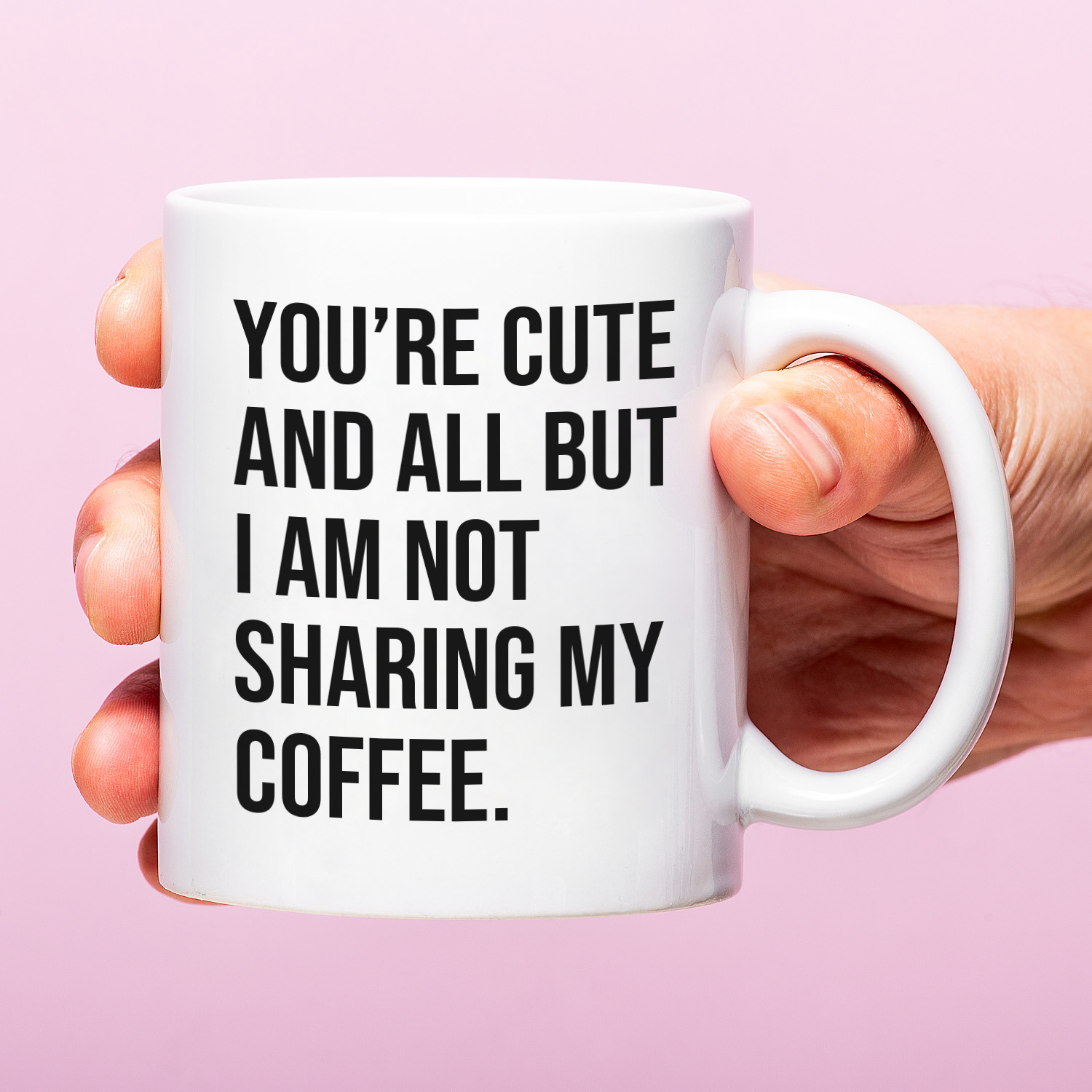 Ditverzinjeniet Mok Not sharing my coffee