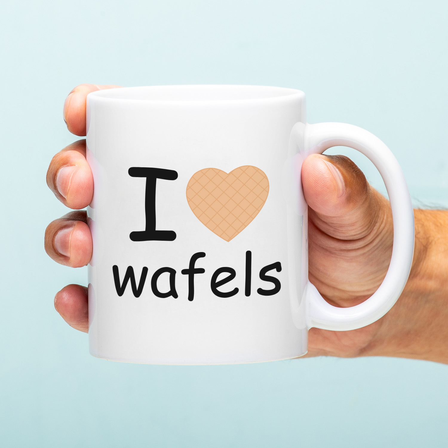 Ditverzinjeniet Mok I love wafel