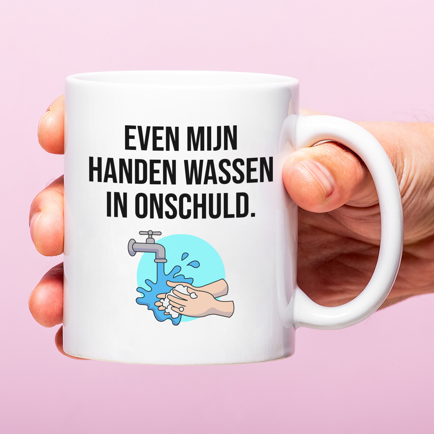 Ditverzinjeniet Mok Even mijn handen wassen in onschuld