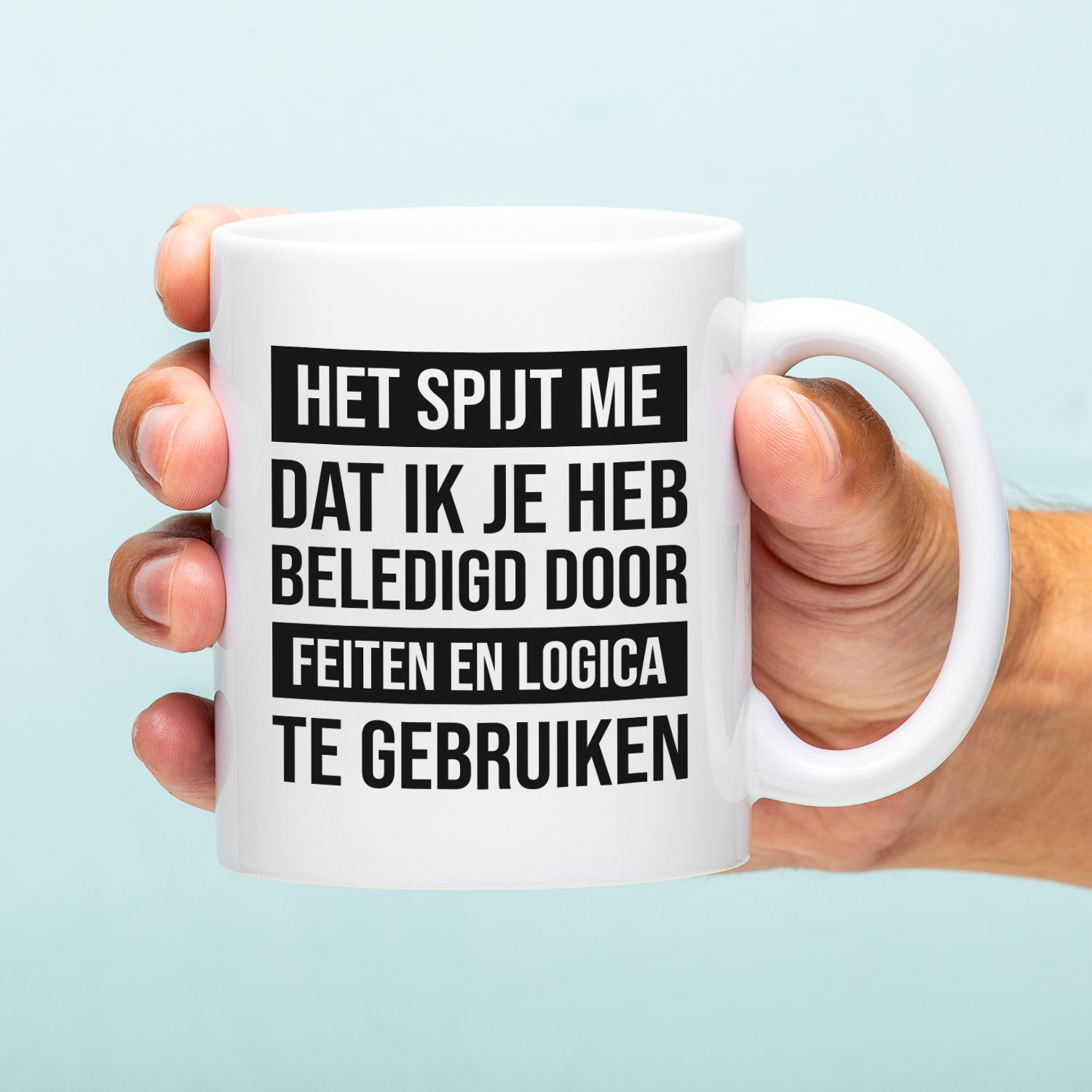 Ditverzinjeniet Mok Het spijt me dat ik je heb beledigd