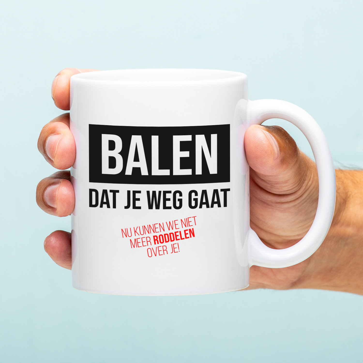 Ditverzinjeniet Mok Balen dat je weg gaat