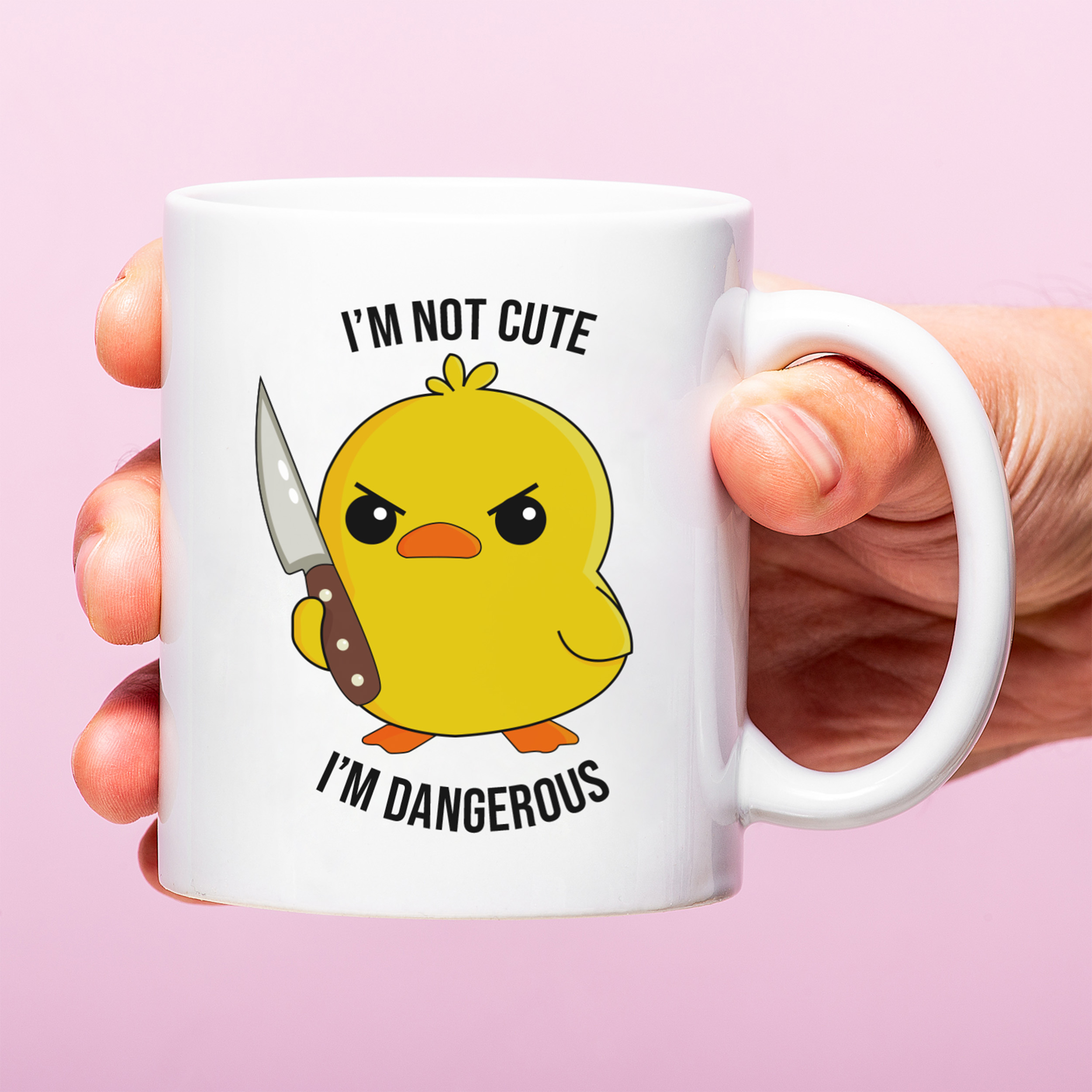 Ditverzinjeniet Mok I'm not cute I'm dangerous