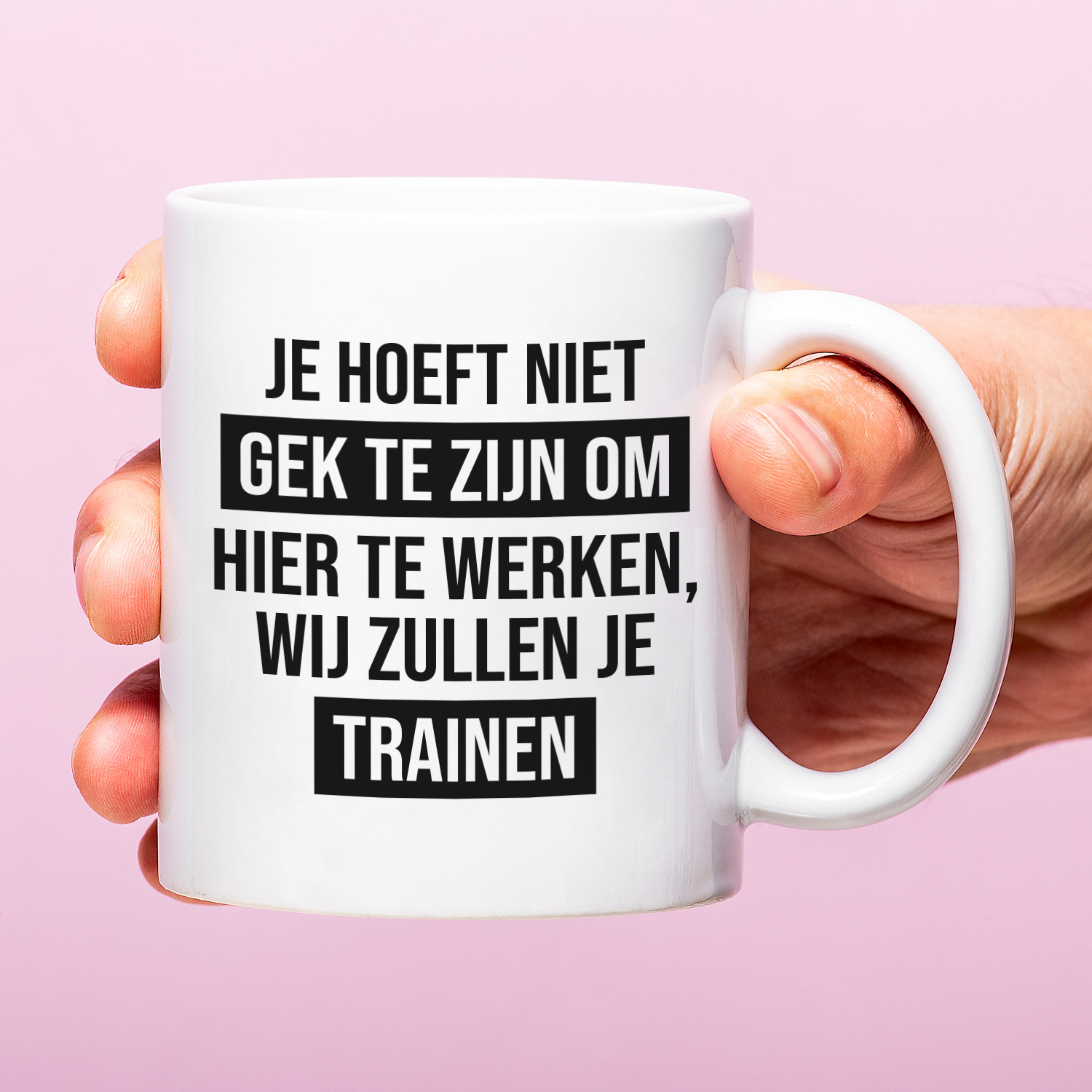 Ditverzinjeniet Mok Je hoeft niet gek te zijn om hier te werken