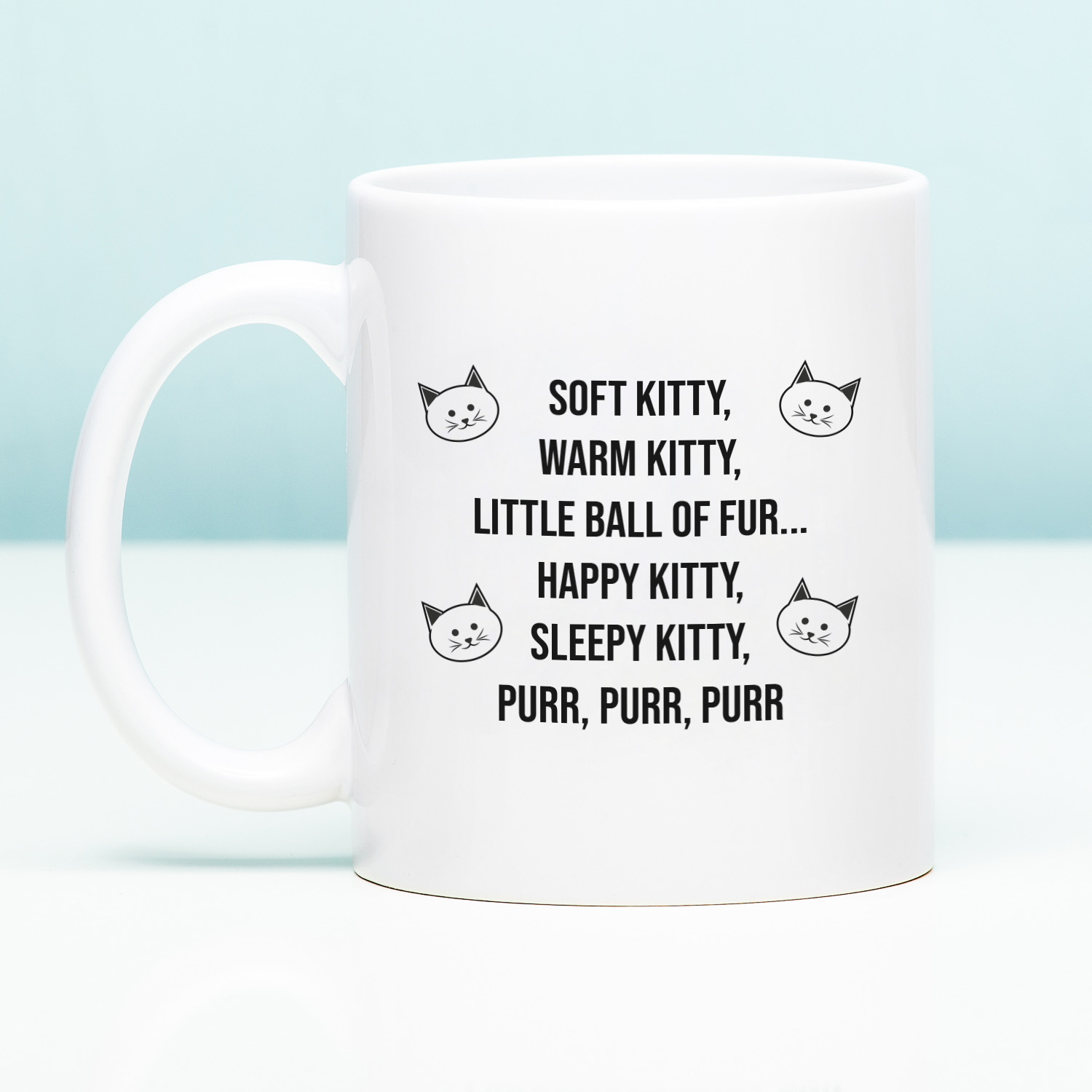 Ditverzinjeniet Mok Soft kitty warm kitty