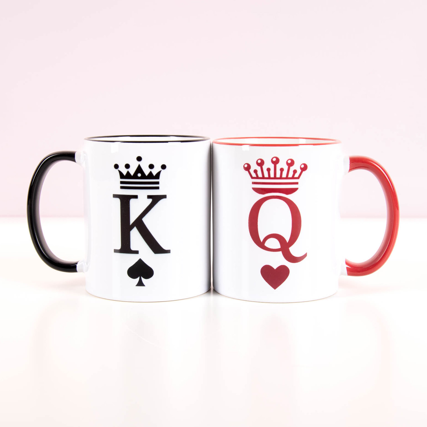 Ditverzinjeniet Mok King en Queen (set van 2)