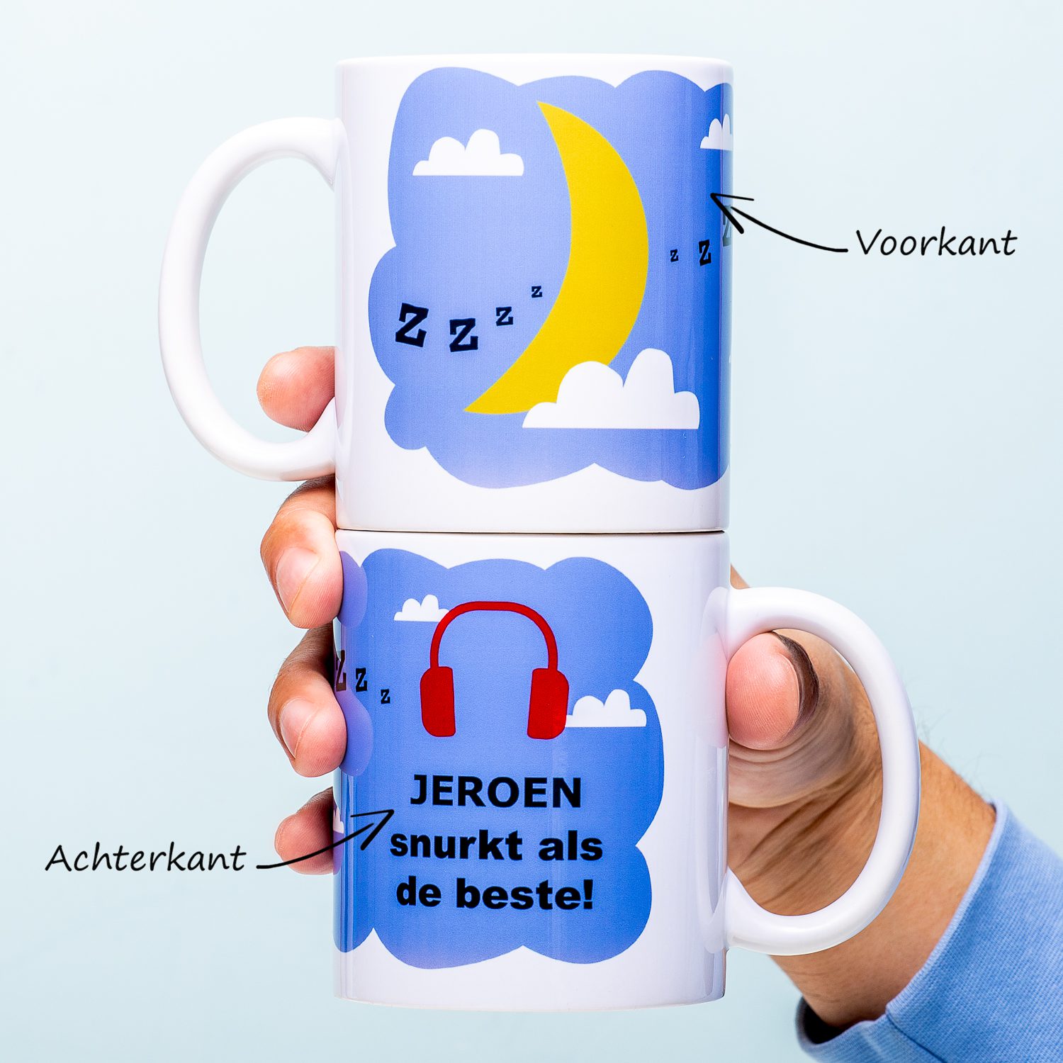 Ditverzinjeniet Gepersonaliseerde Mok Snurken