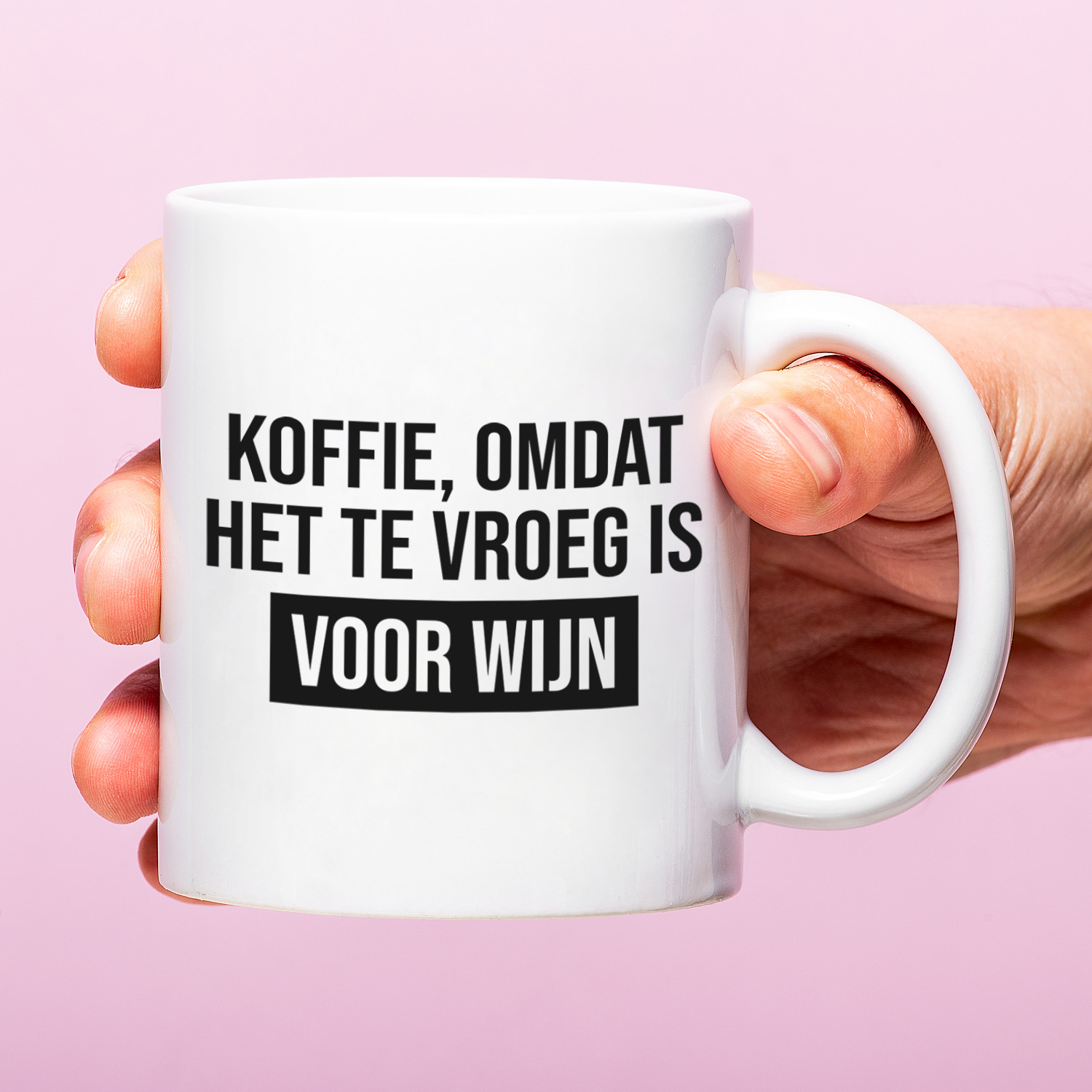 Ditverzinjeniet Mok Te vroeg voor wijn