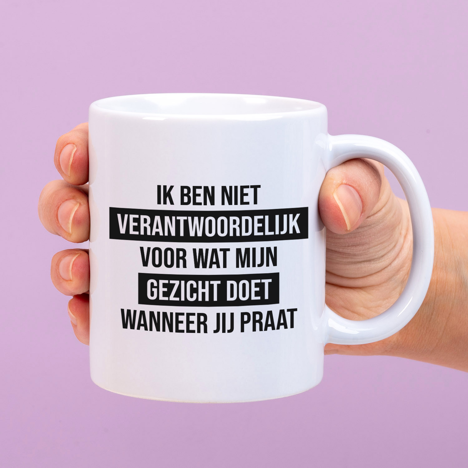 Ditverzinjeniet Mok Ik ben niet verantwoordelijk