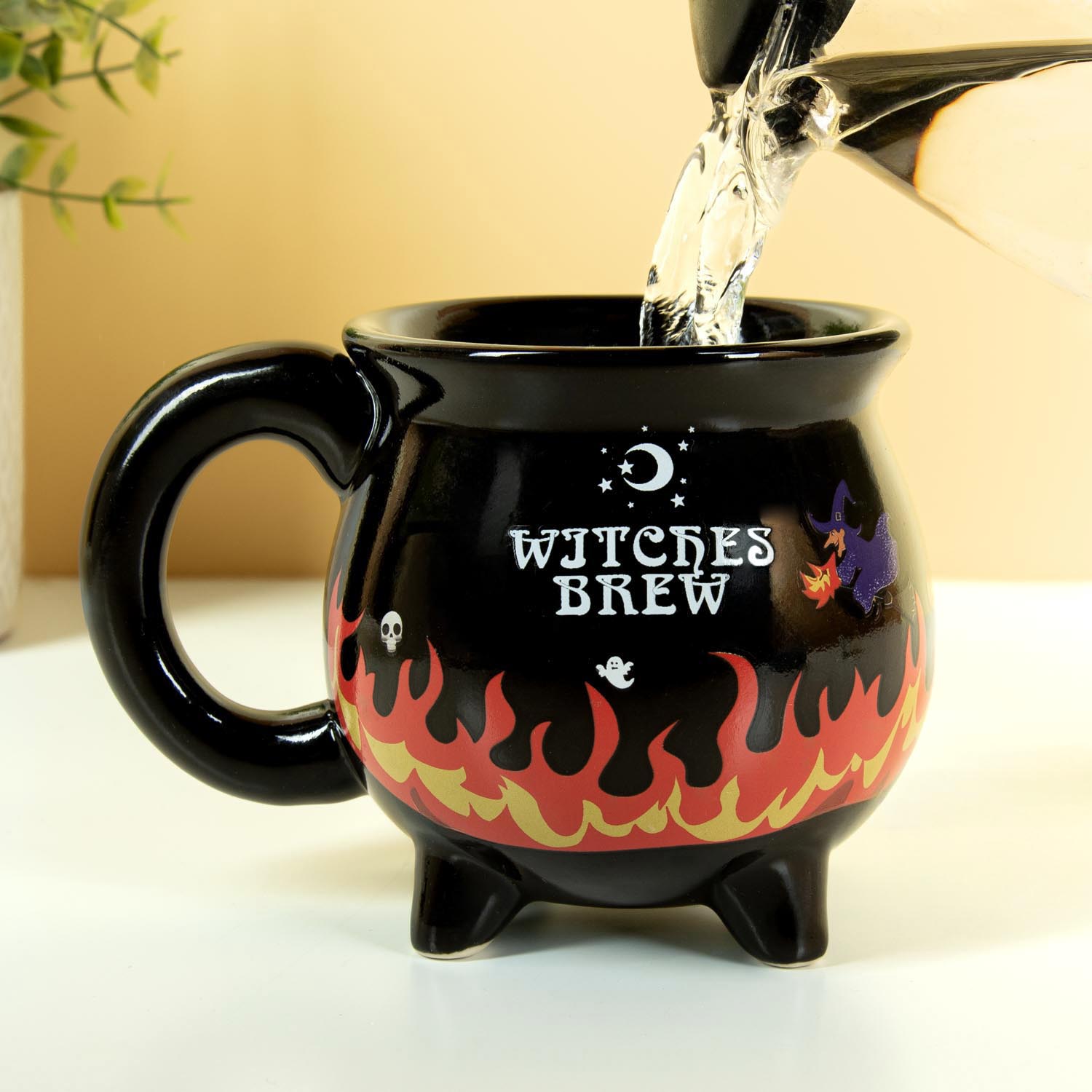 Ditverzinjeniet Witches Brew warmtegevoelige mok