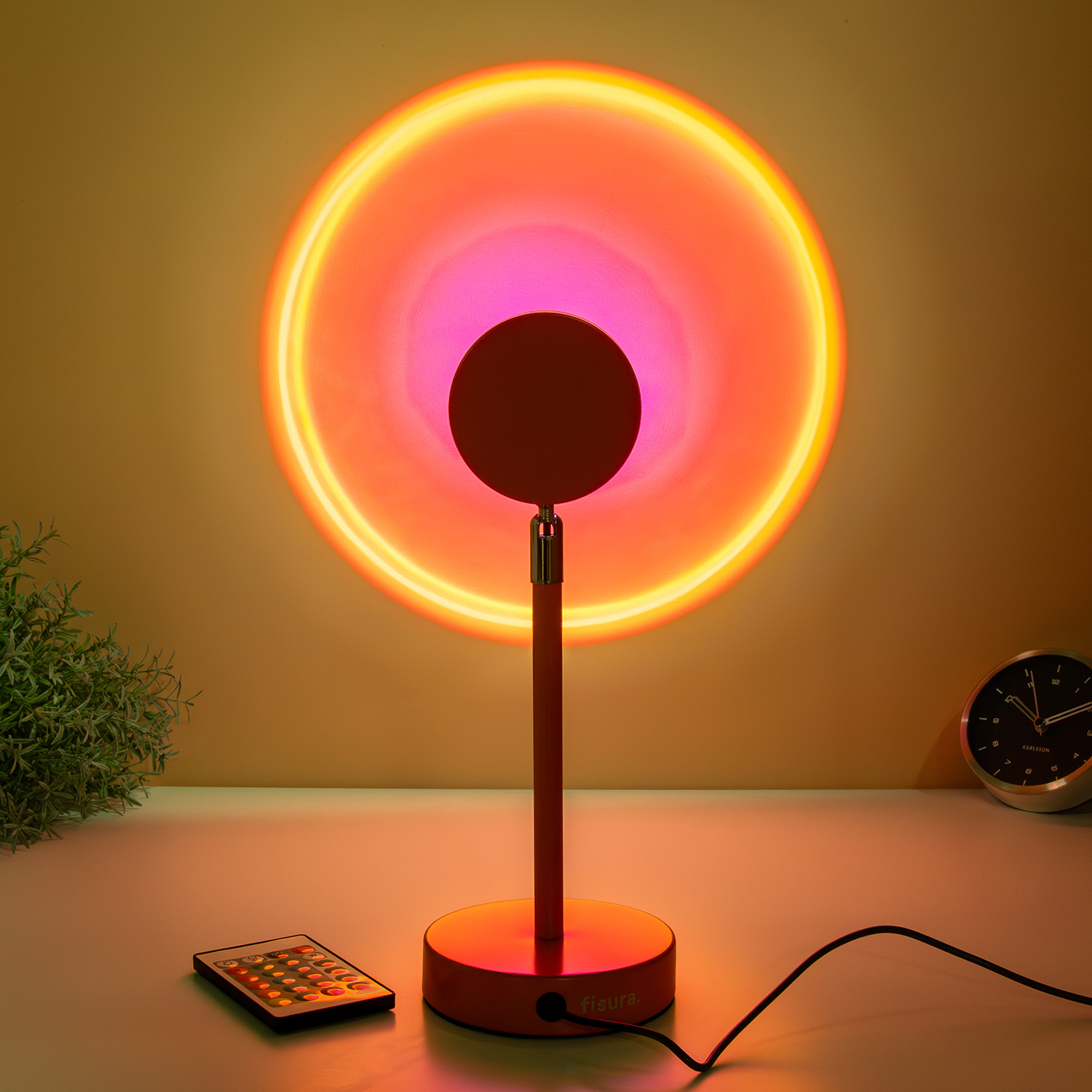 Fisura Zonsondergang lamp - Oranje
