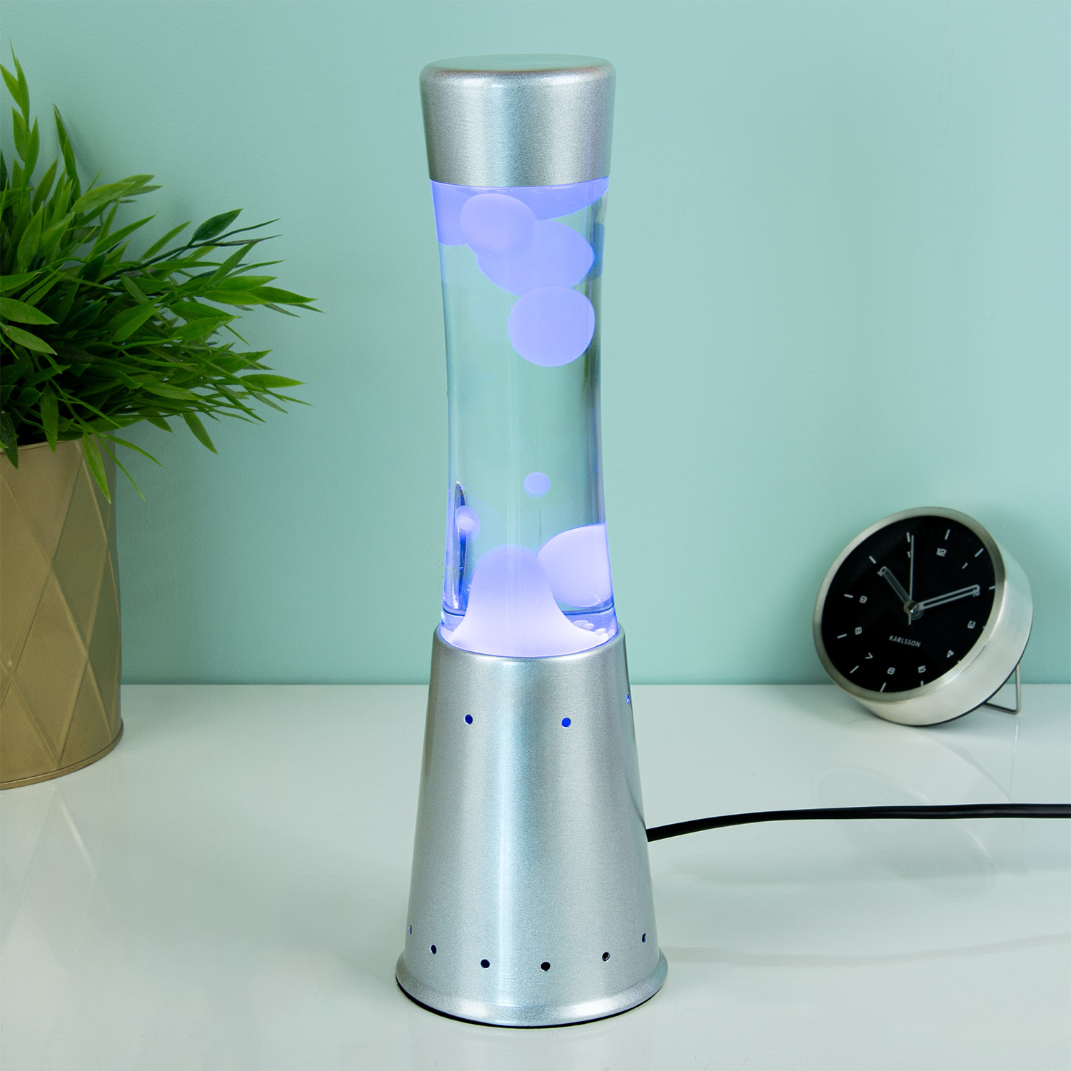 Fisura Led lavalamp - Zilver