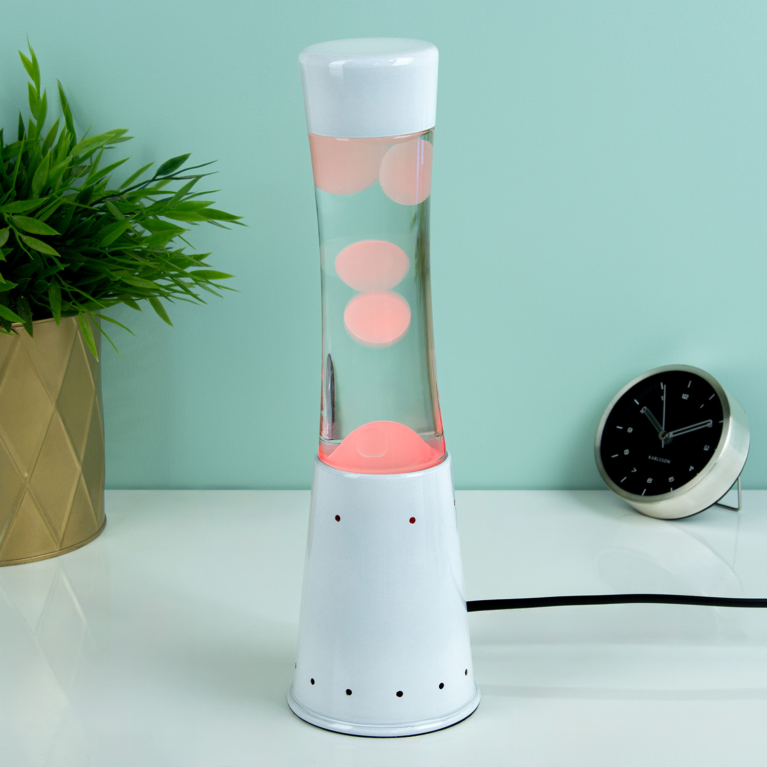 Fisura Led lavalamp - Wit