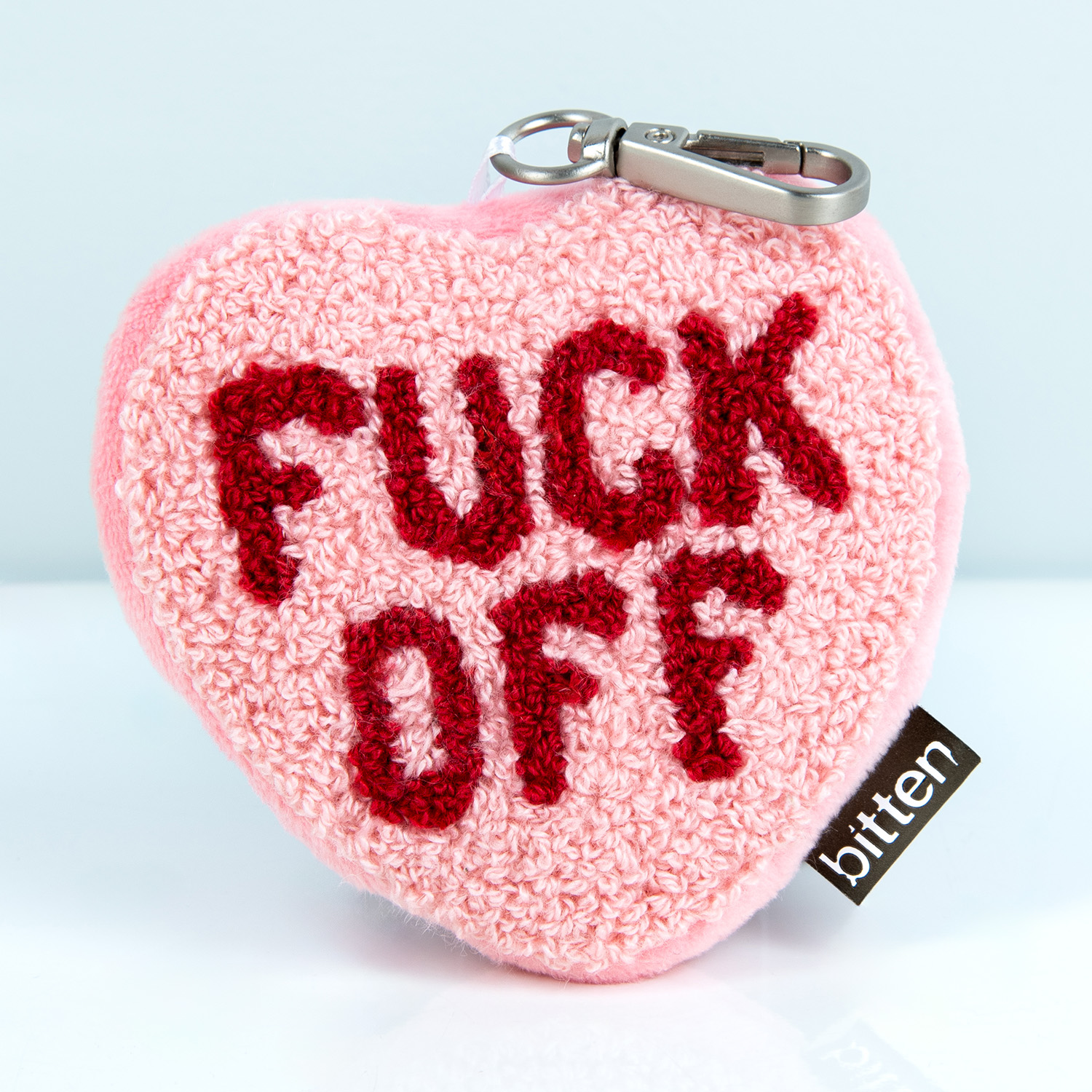Bitten Fuck Off hart sleutelhanger