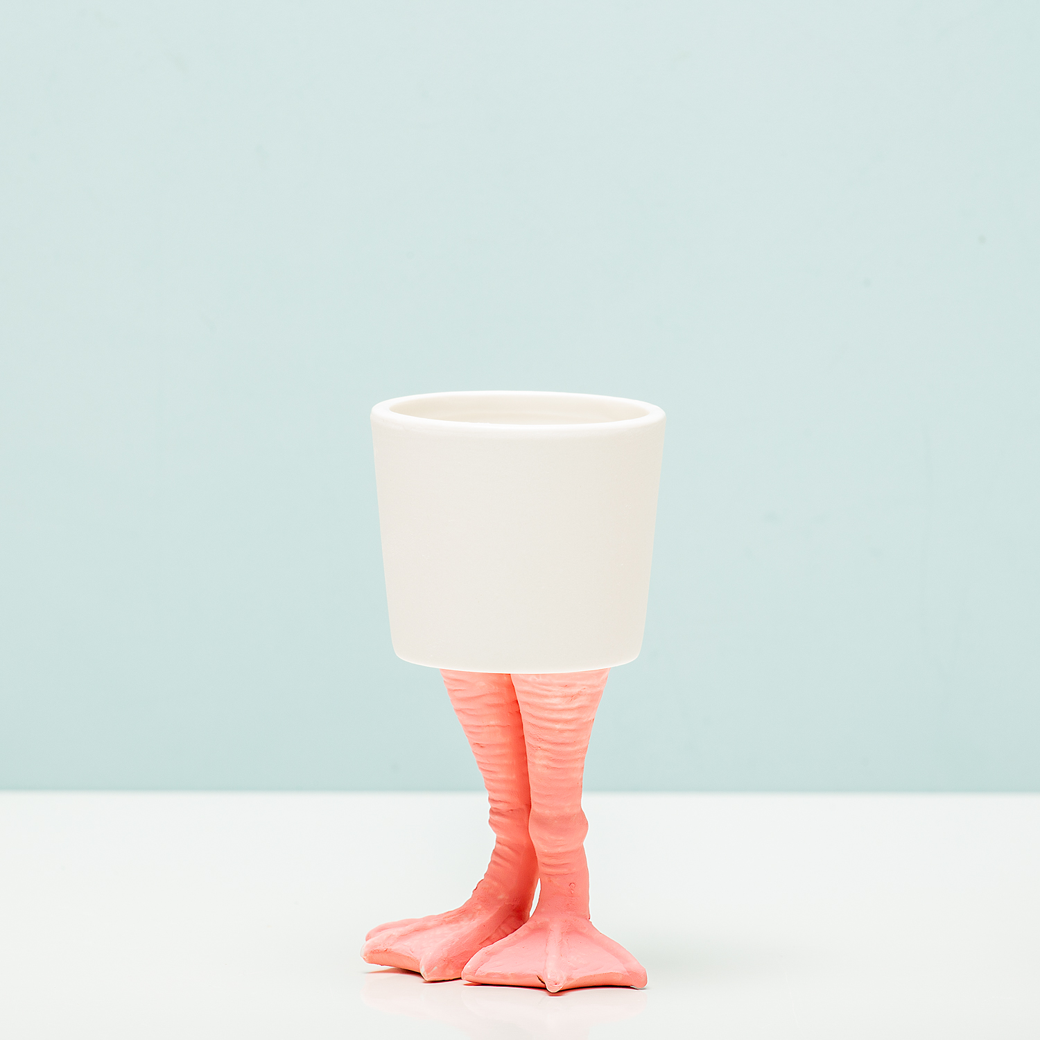 Bitten Bloempot Met Flamingopoten - Klein