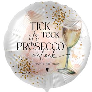 DeBallonnensite Heliumballon Tick tock its prosecco o clock