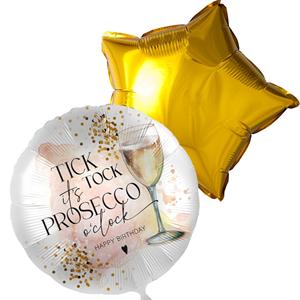 DeBallonnensite Ballon duo its prosecco o clock