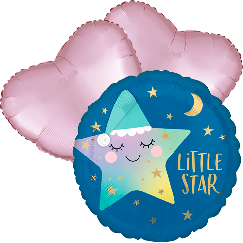 DeBallonnensite Ballon toefje little star meisje