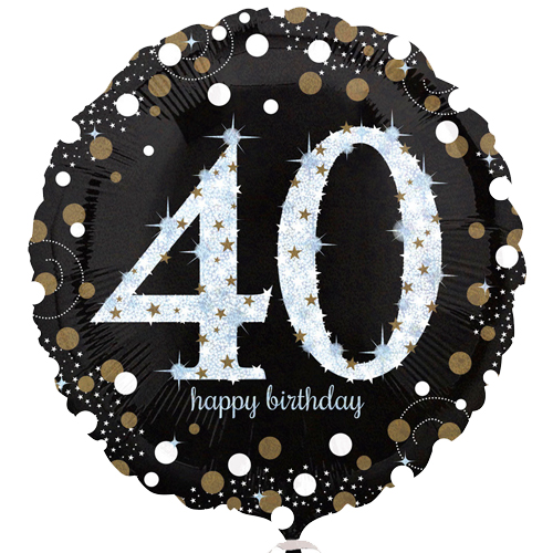 DeBallonnensite 40ste verjaardag ballon