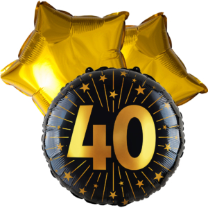 DeBallonnensite Ballon toefje 40ste verjaardag