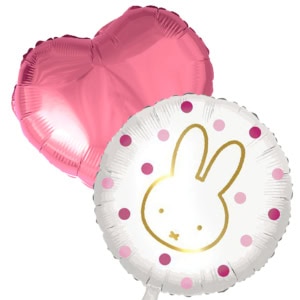 DeBallonnensite Nijntje roze ballon duo