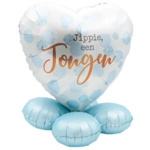 DeBallonnensite Jippie een jongen ballon cadeau