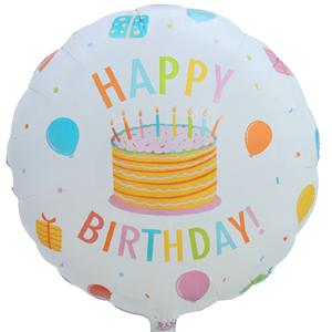 DeBallonnensite Verjaardag ballon kleurrijk