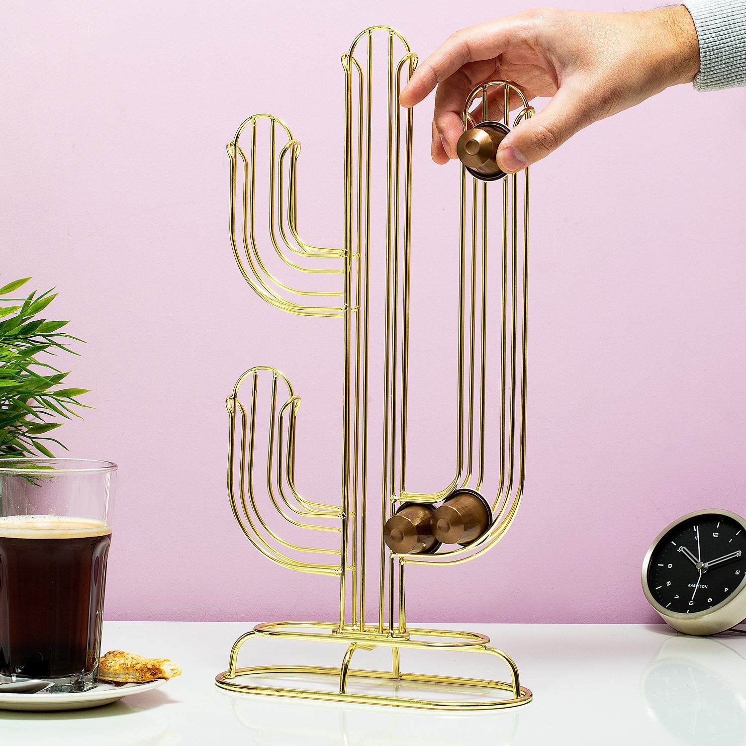 Winkee Cactus koffiecapsulehouder