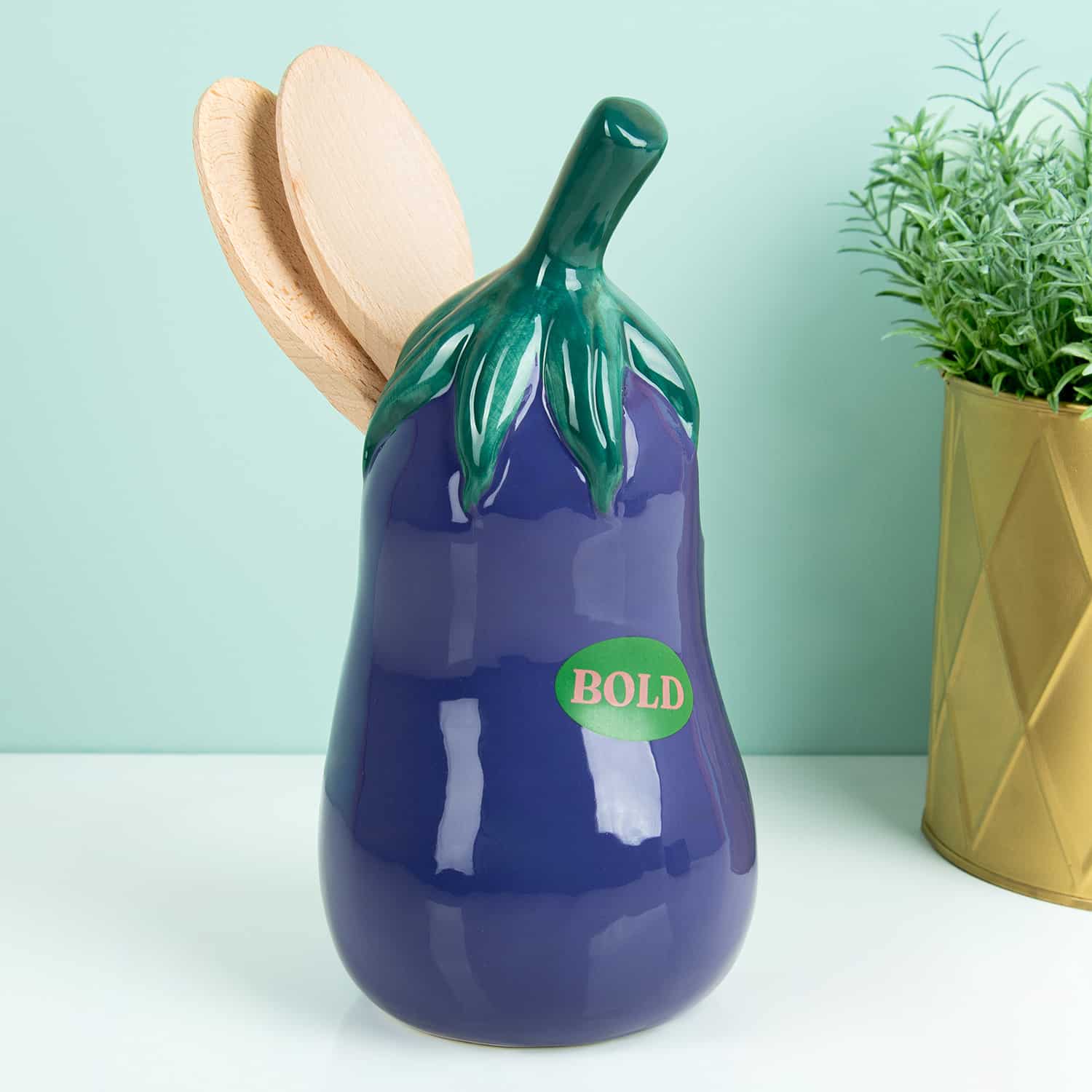 DOIY Aubergine kookgereihouder
