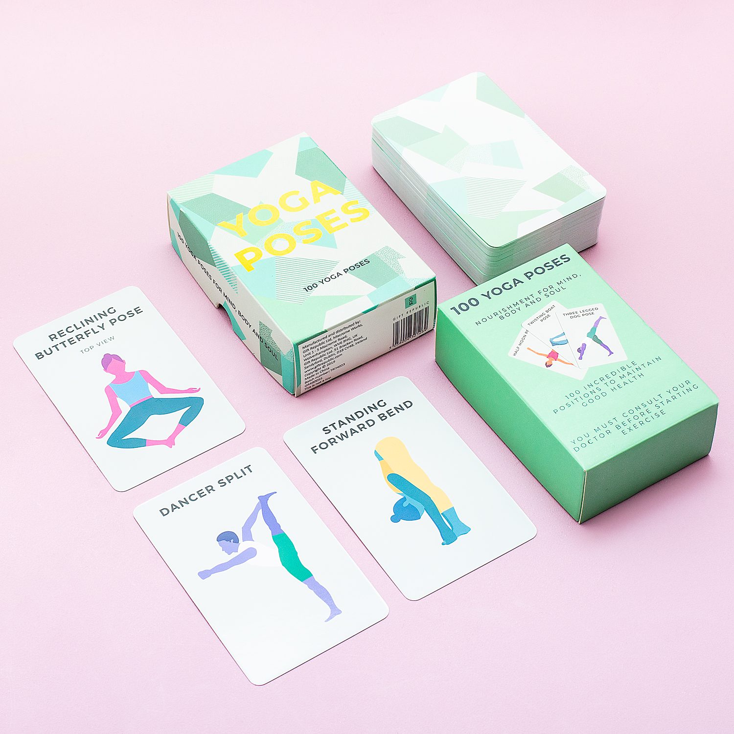 Gift Republic Mindfulness kaarten - Yoga poses