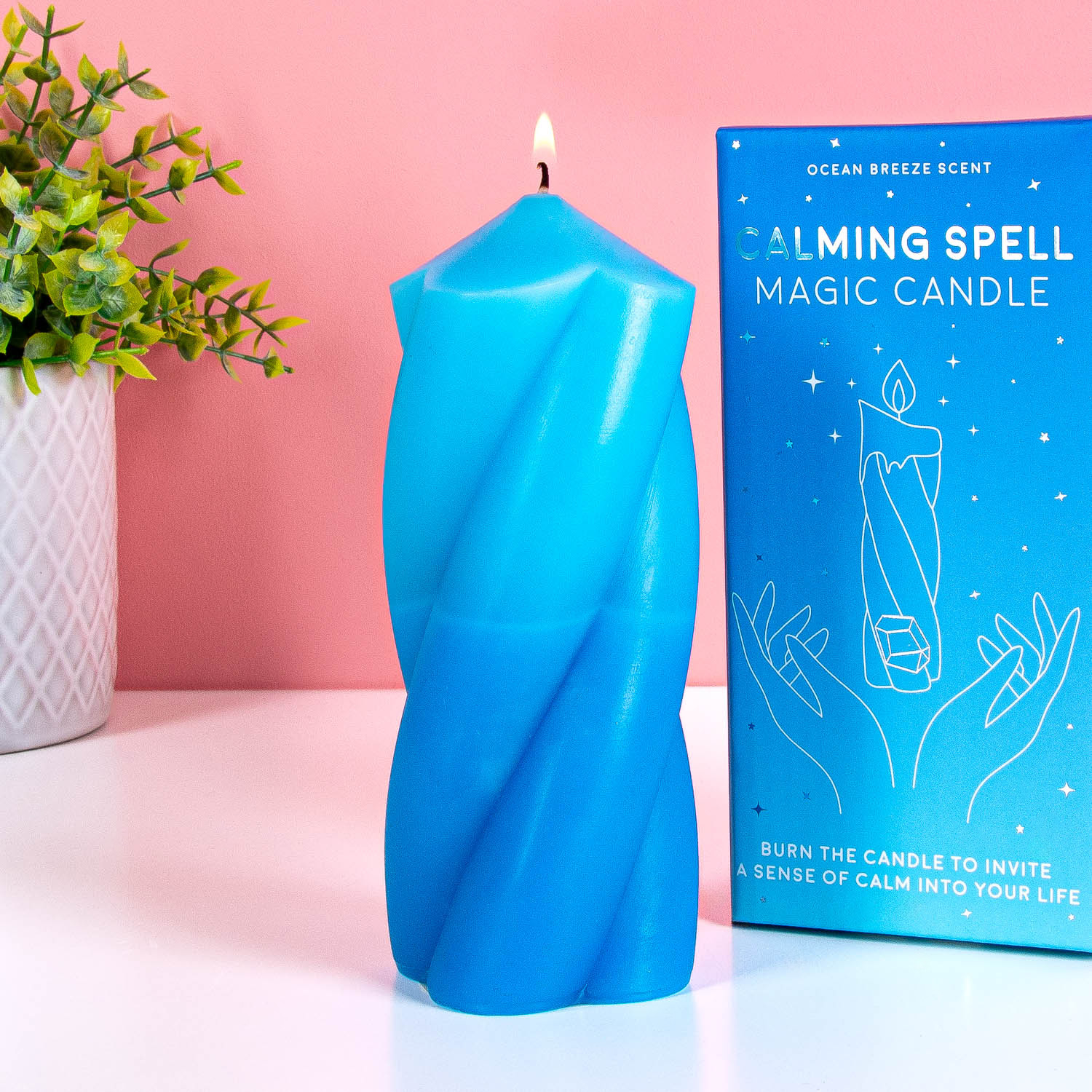 Gift Republic Calming Spell kaars met angelite