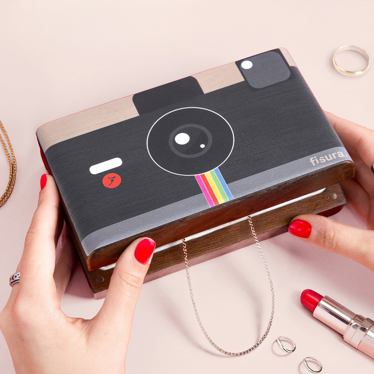 Fisura Retro Camera Sieradendoosje