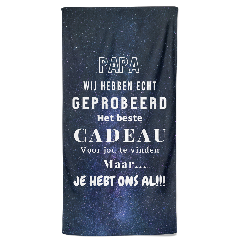 Pillowbuddies Vaderdag Handdoek - Papa - Pillow Buddies