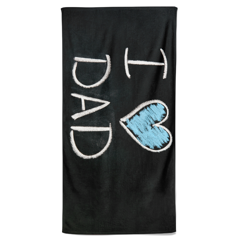 Pillowbuddies Vaderdag Handdoek - I Love Dad - Pillow Buddies