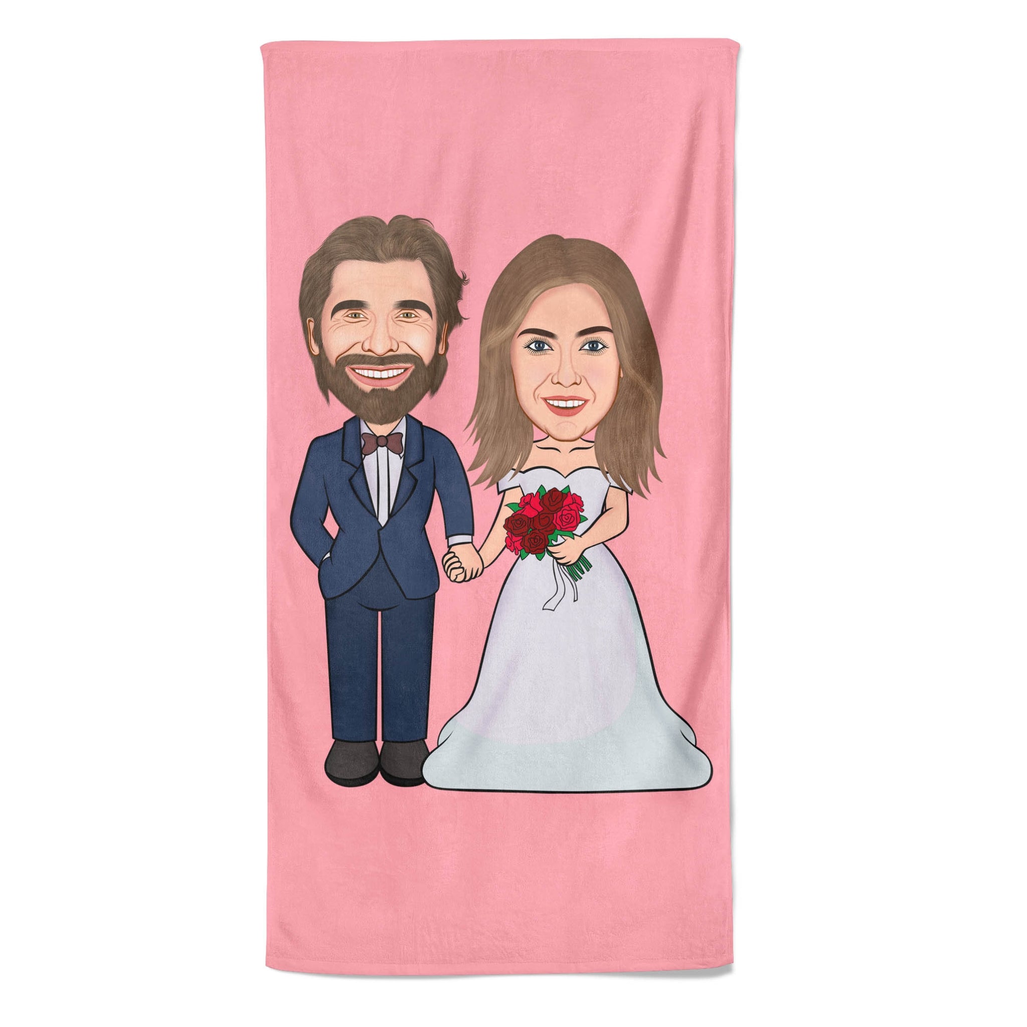 Pillowbuddies Cartoon Handdoek Bridal Couple - Pillow Buddies