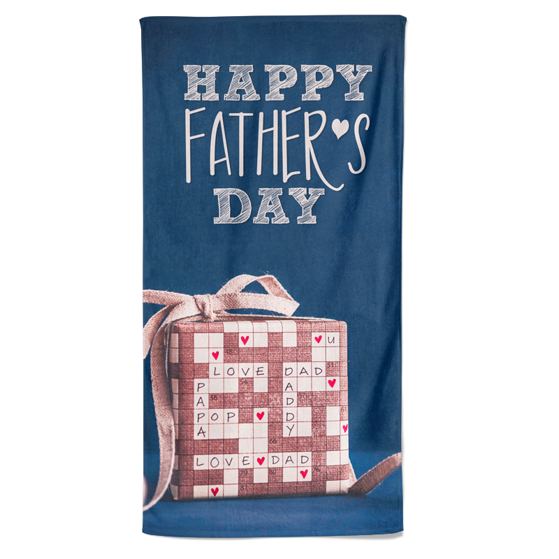 Pillowbuddies Vaderdag Handdoek - Happy Fathersday - Pillow Buddies