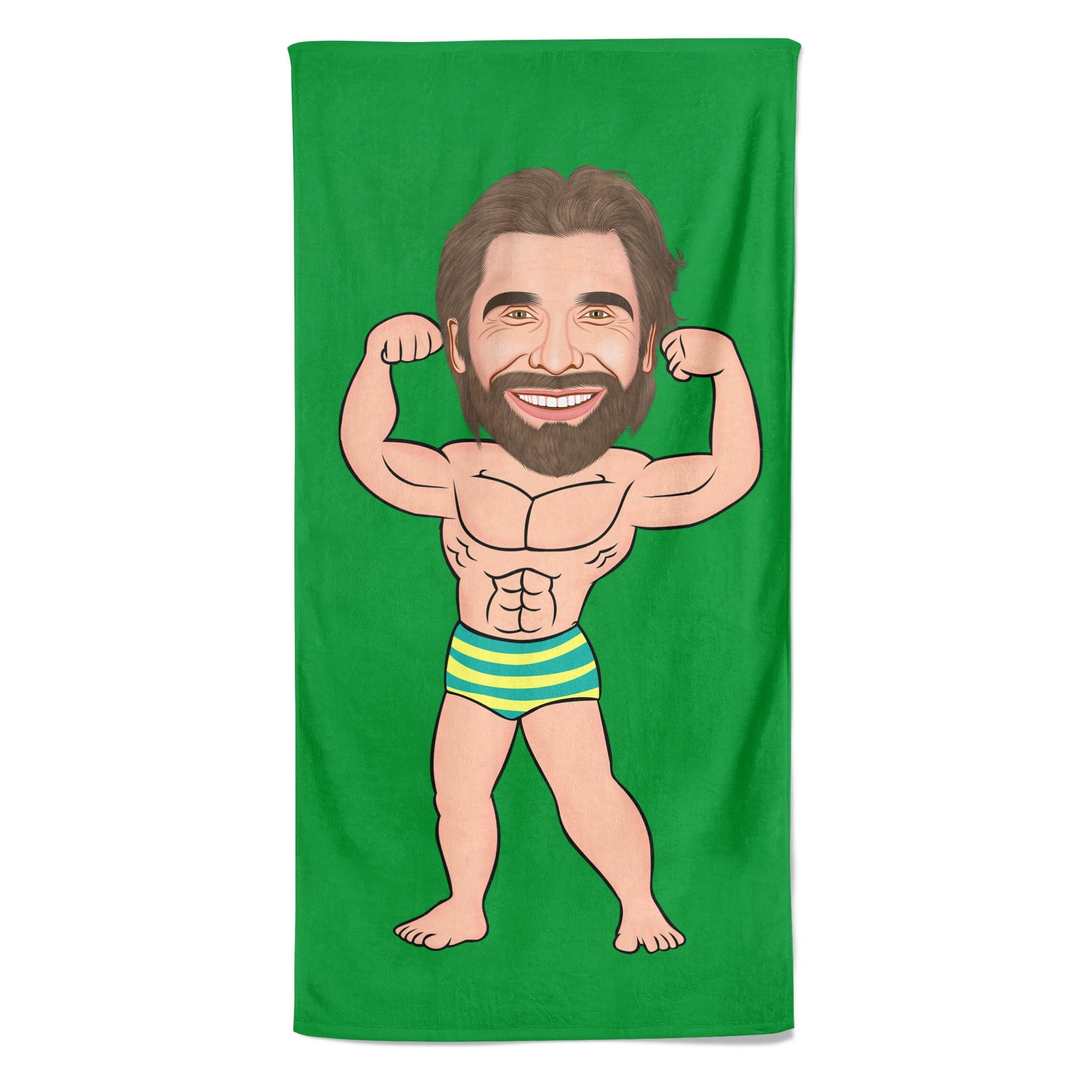 Pillowbuddies Cartoon Handdoek Body Builder - Pillow Buddies
