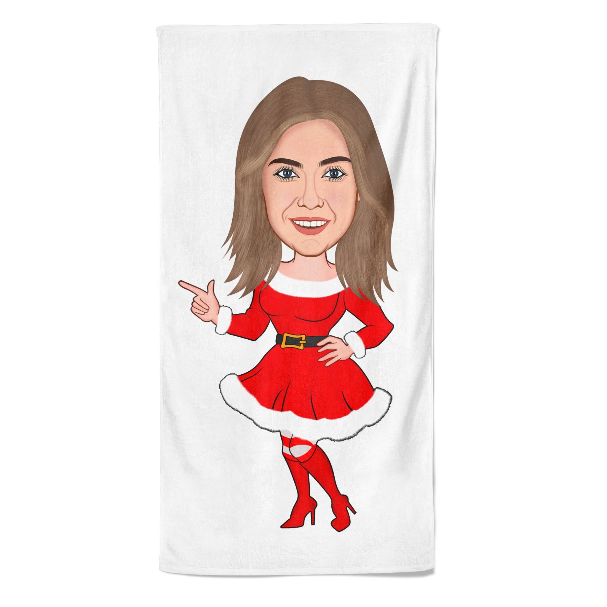 Pillowbuddies Cartoon Handdoek Mrs. Claus - Pillow Buddies