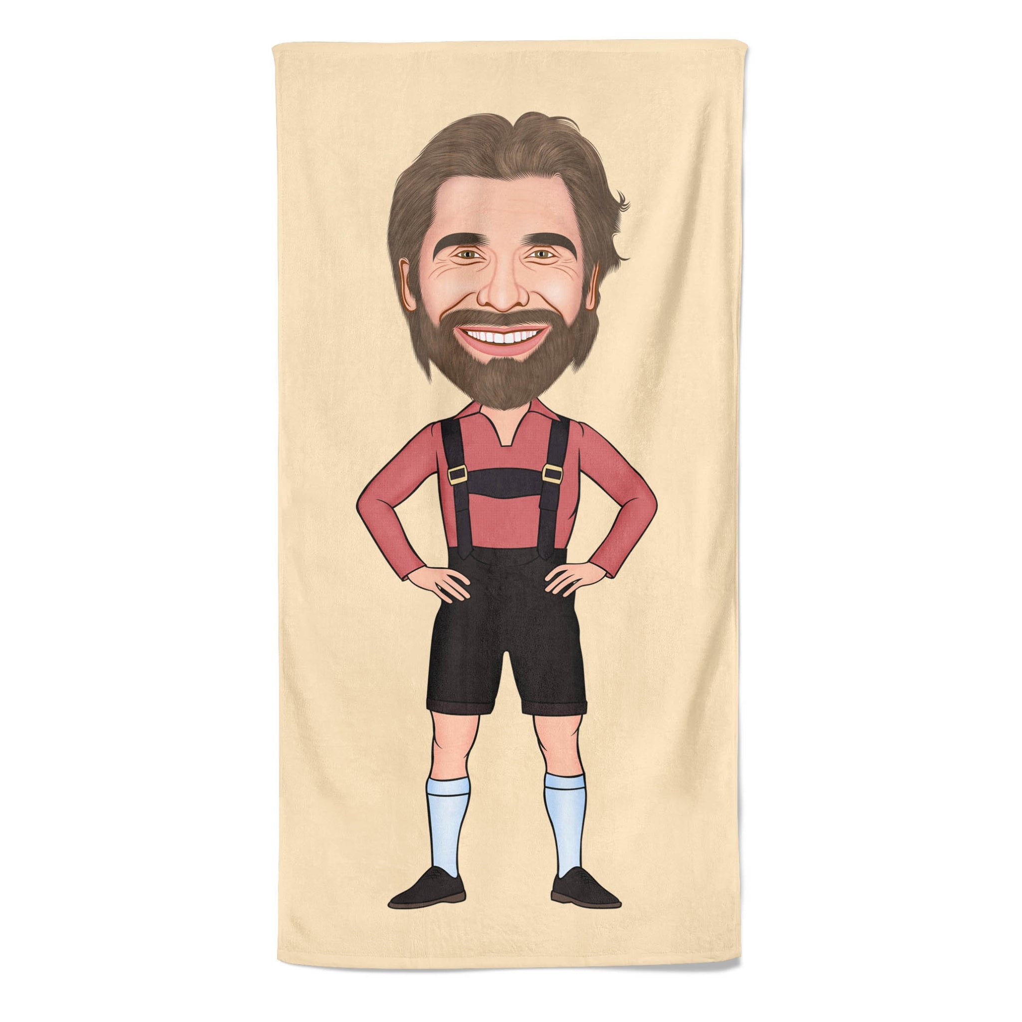 Pillowbuddies Cartoon Handdoek Tiroler Man - Pillow Buddies