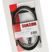 SIMSON Universal Schaltzug für Sachs/Sram 3-Gang Produktbeschreibung holländisch, mit 2 Nippeln, Stahldraht, Kabelhülle schwarz