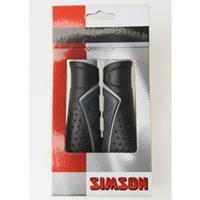 Simson handvatten Comfort Gazelle zwart/grijs per paar