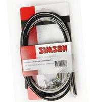 SIMSON Universal Schaltzug für Sturmey Archer alt und neu/Gazelle Produktbeschreibung holländisch, mit 2 Nippeln, Stahldraht, Kabelhülle schwarz