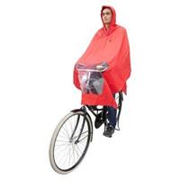 Hooodie Poncho rood, koplampproof, one-size-fits-all
