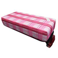 Hooodie Bagagedragerkussen BIG Cushie Pink Plaid 2