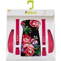 Qibbel Stylingset Luxe Fietszitje Achter Blossom Roses Black